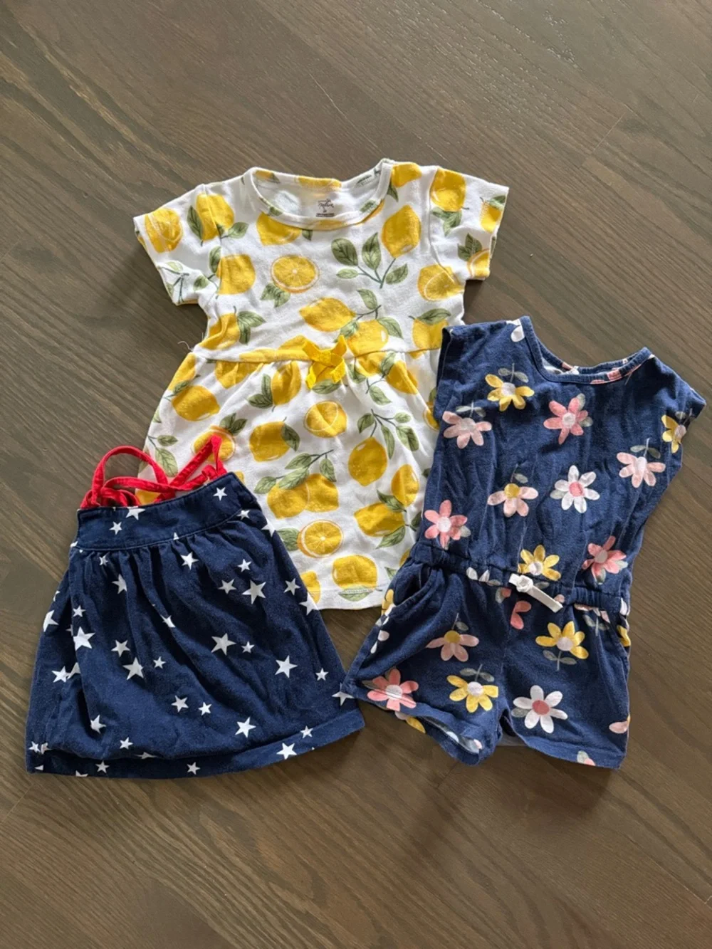 3-Piece Toddler Girl Summer Bundle | 2T | Carter’s + Touched by Nature
